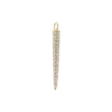 Cone Ball Chain Necklace with Micro Pavé Elements Crystal