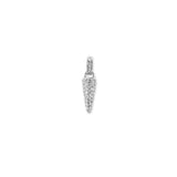 Small Cone Charm with Micro Pavé Elements Crystal