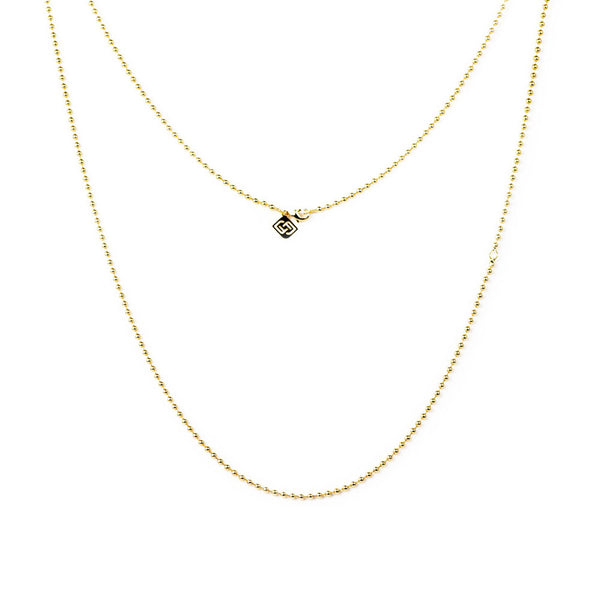 Infini-Large-Ball-Chain-Yellow-Gold